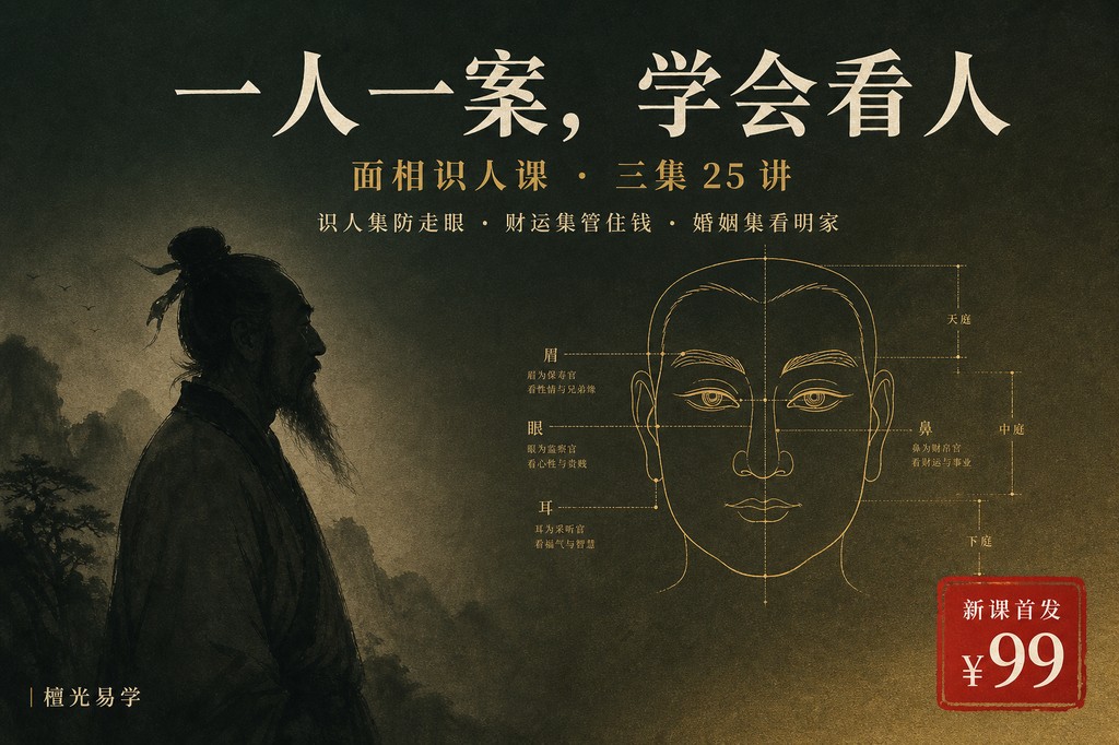 面相识人课 · 三集 25 讲课程海报